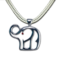 Election season is coming! Gold-plate or silver-plate neckslide/pendant in the shape of an elephant.